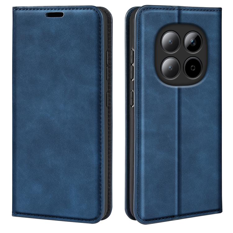 For Redmi Note 15 Pro Global 163.6mm Retro-skin Magnetic Suction Leather Phone Case