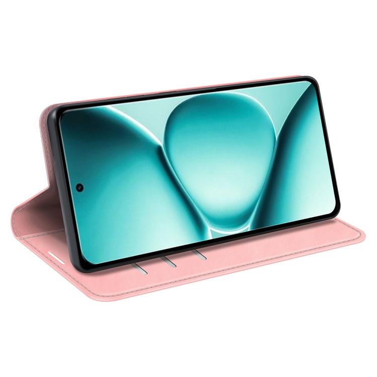 For Redmi Note 15 Pro Global 163.6mm Retro-skin Magnetic Suction Leather Phone Case