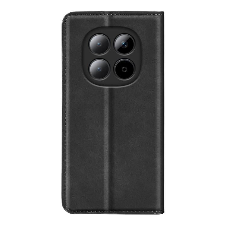 For Redmi Note 15 Pro+ Global 163.3mm Retro-skin Magnetic Suction Leather Phone Case