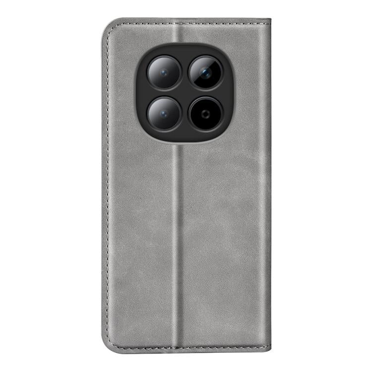 For Redmi Note 15 Pro+ Global 163.3mm Retro-skin Magnetic Suction Leather Phone Case