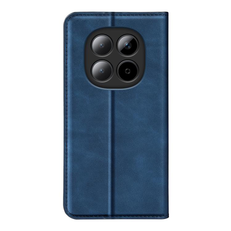 For Redmi Note 15 Pro+ Global 163.3mm Retro-skin Magnetic Suction Leather Phone Case