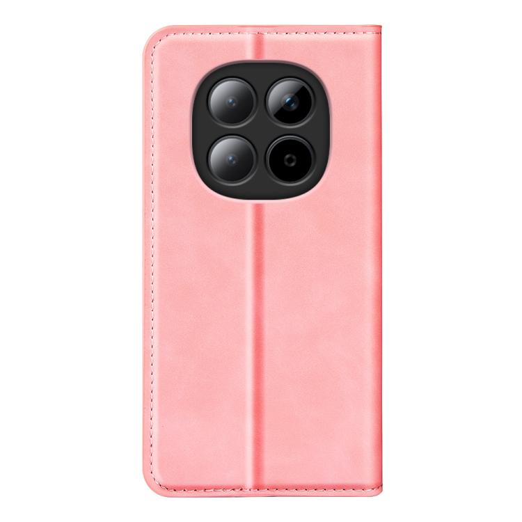 For Redmi Note 15 Pro+ Global 163.3mm Retro-skin Magnetic Suction Leather Phone Case
