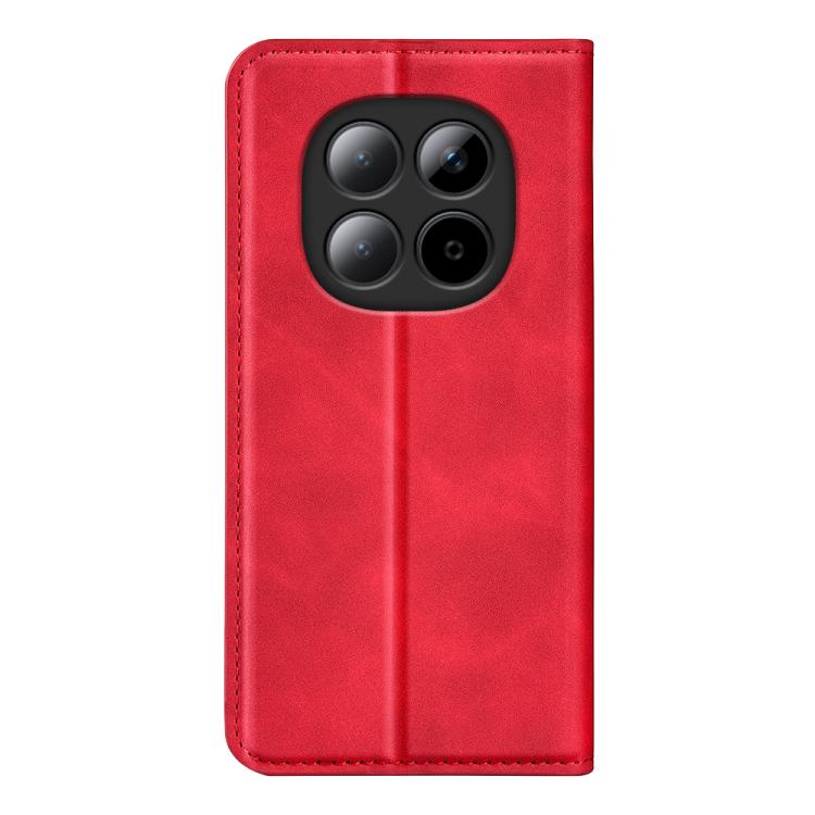 For Redmi Note 15 Pro+ Global 163.3mm Retro-skin Magnetic Suction Leather Phone Case