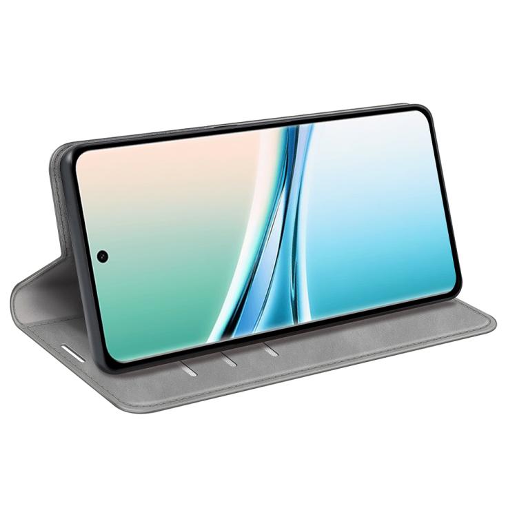 For Redmi Note 15 4G / 5G Global 164mm Retro-skin Magnetic Suction Leather Phone Case