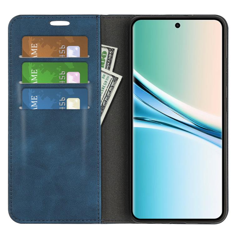 For Redmi Note 15 4G / 5G Global 164mm Retro-skin Magnetic Suction Leather Phone Case