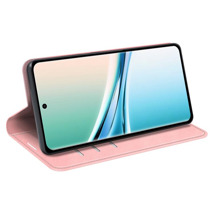 For Redmi Note 15 4G / 5G Global 164mm Retro-skin Magnetic Suction Leather Phone Case