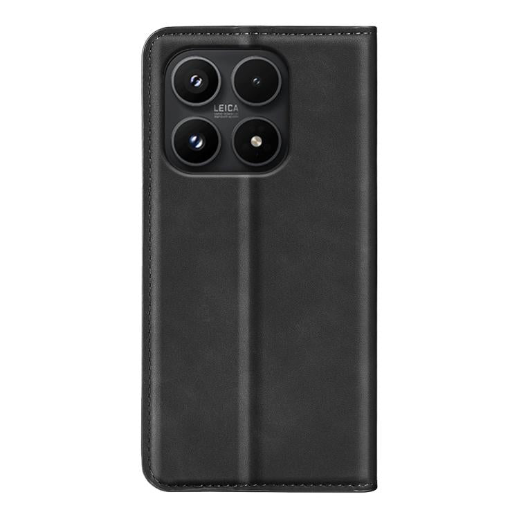 For Xiaomi 17 Retro-skin Magnetic Suction Leather Phone Case