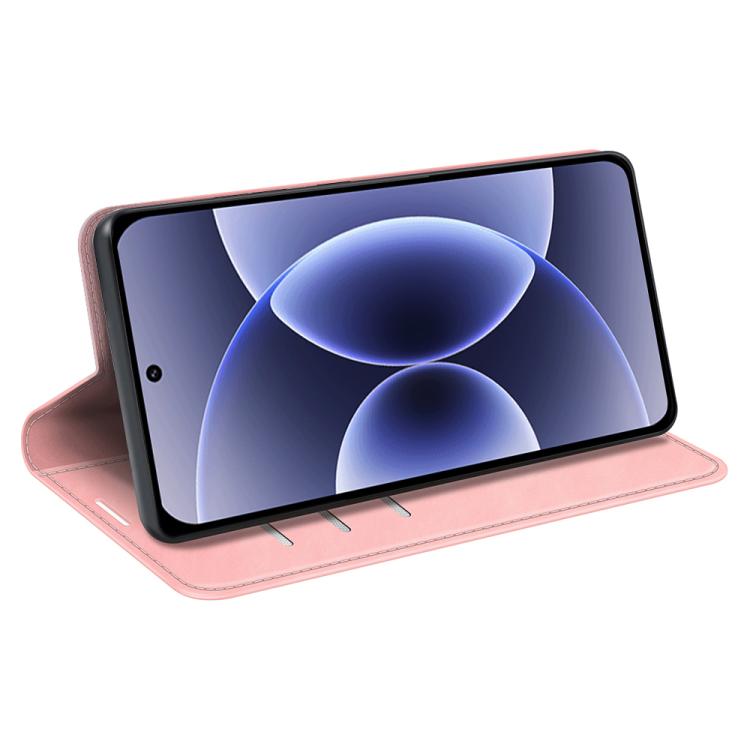 For Xiaomi 17 Retro-skin Magnetic Suction Leather Phone Case