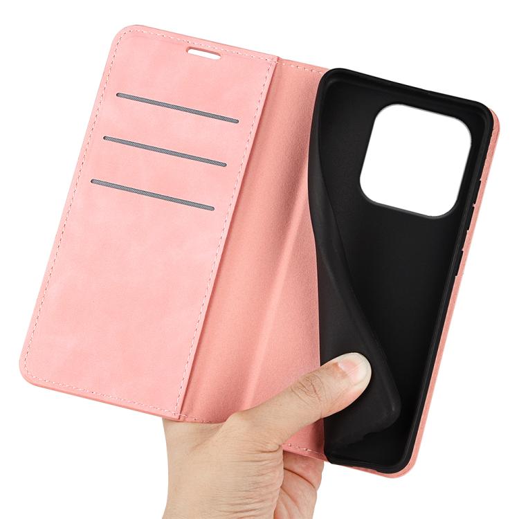 For Xiaomi 17 Retro-skin Magnetic Suction Leather Phone Case