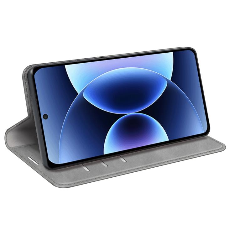 For Xiaomi 17 Pro Retro-skin Magnetic Suction Leather Phone Case