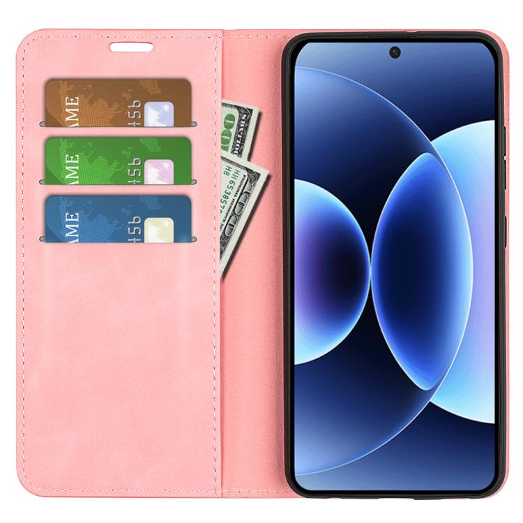 For Xiaomi 17 Pro Retro-skin Magnetic Suction Leather Phone Case