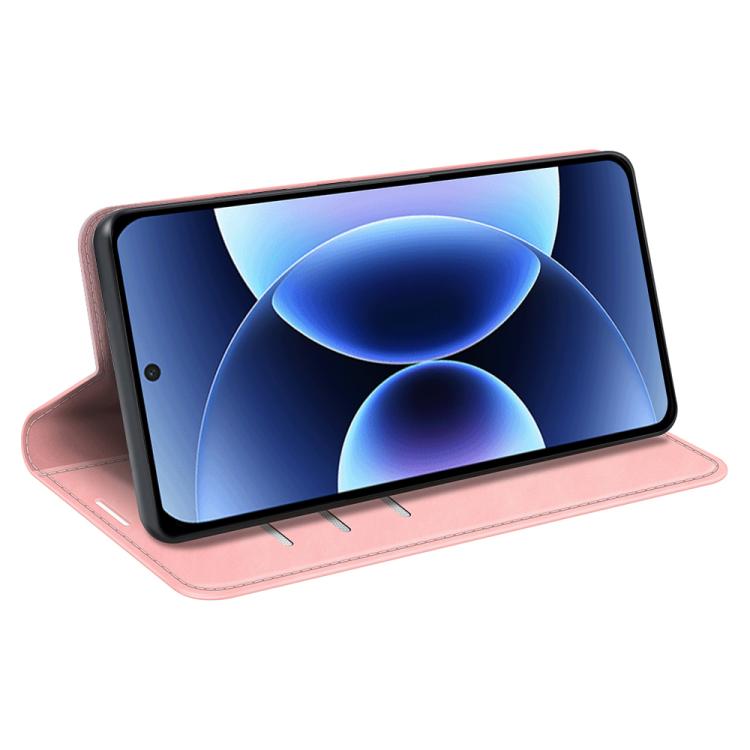 For Xiaomi 17 Pro Retro-skin Magnetic Suction Leather Phone Case