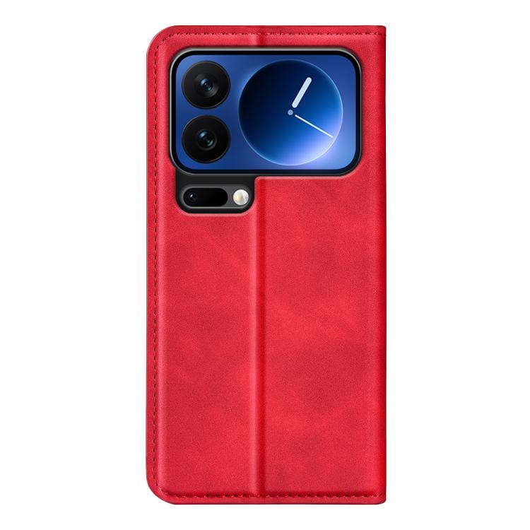 For Xiaomi 17 Pro Retro-skin Magnetic Suction Leather Phone Case