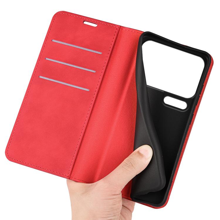 For Xiaomi 17 Pro Retro-skin Magnetic Suction Leather Phone Case