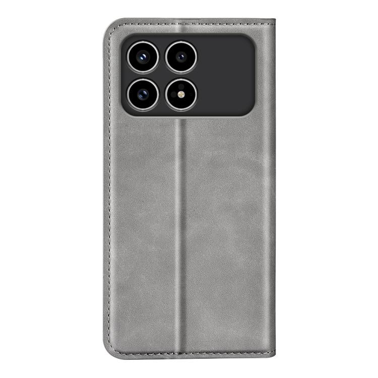 For Xiaomi Poco F8 Pro 5G Retro-skin Magnetic Suction Leather Phone Case