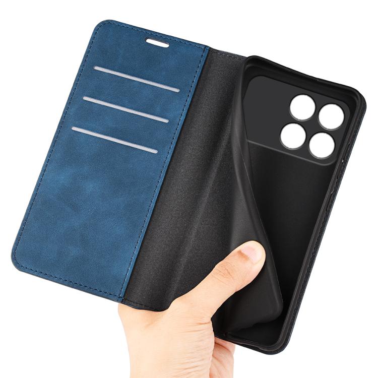 For Xiaomi Poco F8 Pro 5G Retro-skin Magnetic Suction Leather Phone Case