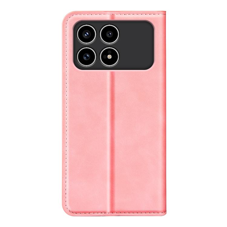 For Xiaomi Poco F8 Pro 5G Retro-skin Magnetic Suction Leather Phone Case