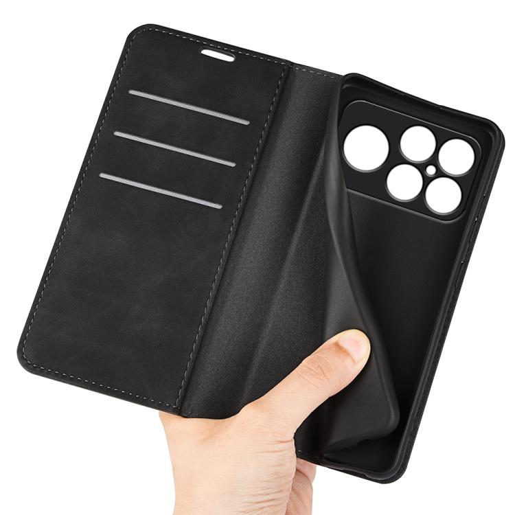 For Xiaomi Poco F8 Ultra 5G Retro-skin Magnetic Suction Leather Phone Case