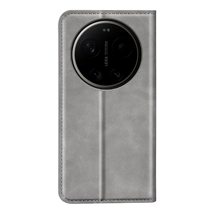 For Xiaomi 17 Ultra Retro-skin Magnetic Suction Leather Phone Case