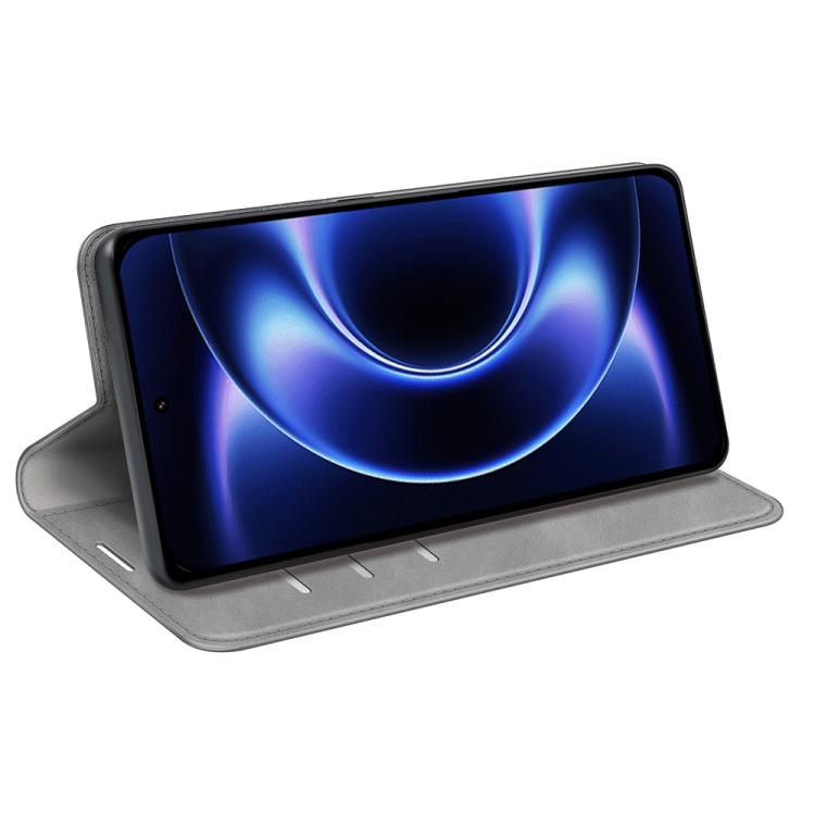 For Xiaomi 17 Ultra Retro-skin Magnetic Suction Leather Phone Case