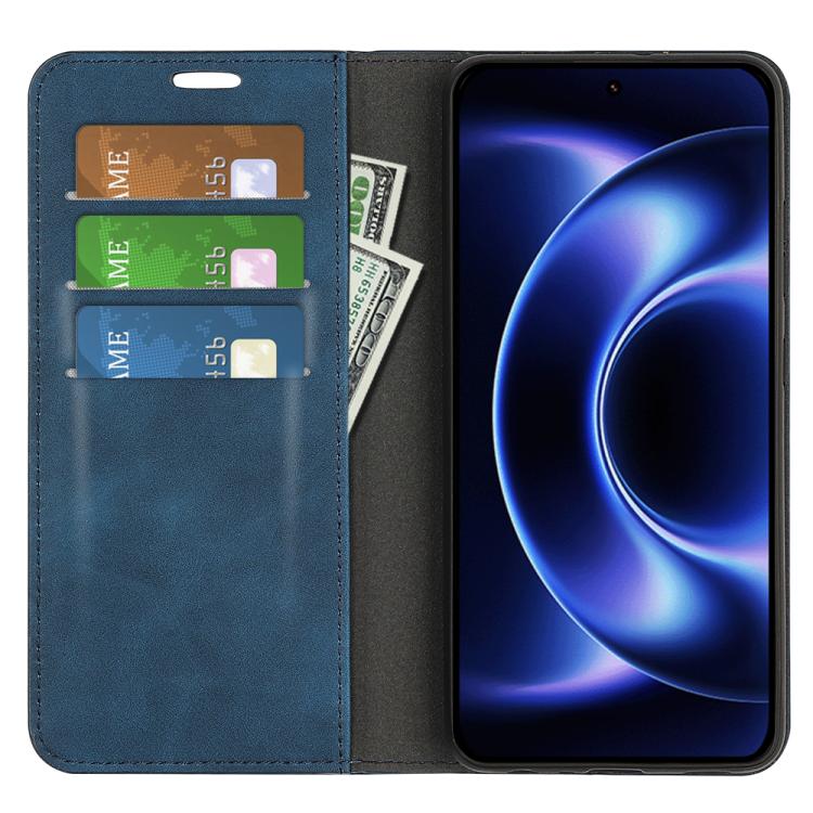 For Xiaomi 17 Ultra Retro-skin Magnetic Suction Leather Phone Case