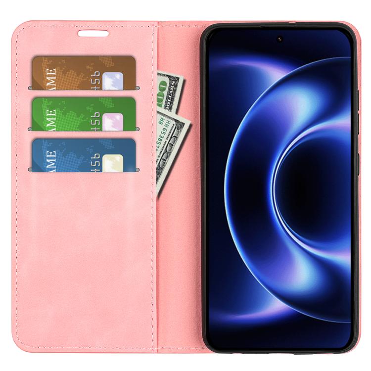 For Xiaomi 17 Ultra Retro-skin Magnetic Suction Leather Phone Case