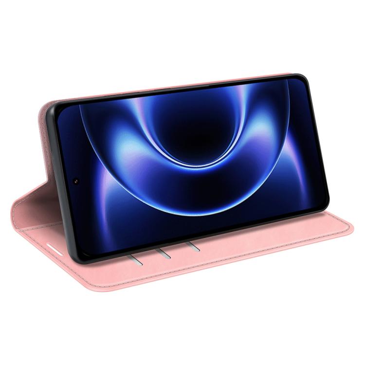 For Xiaomi 17 Ultra Retro-skin Magnetic Suction Leather Phone Case