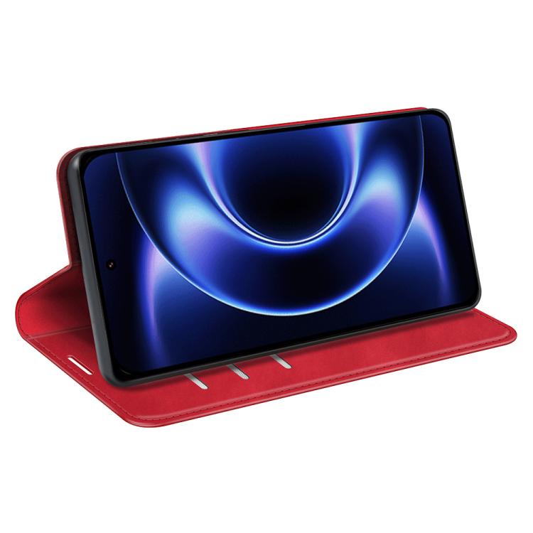 For Xiaomi 17 Ultra Retro-skin Magnetic Suction Leather Phone Case