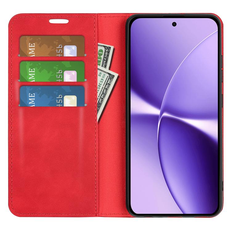 For Redmi Turbo 5 Max / Poco X8 Pro Max Retro-skin Magnetic Suction Leather Phone Case
