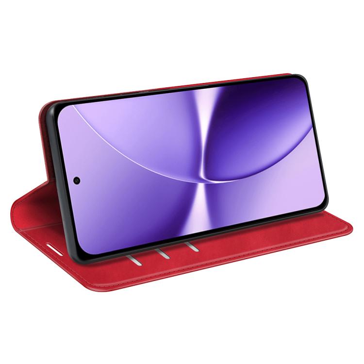 For Redmi Turbo 5 Max / Poco X8 Pro Max Retro-skin Magnetic Suction Leather Phone Case