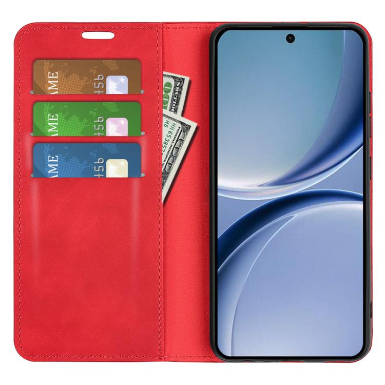 For Redmi Turbo 5 5G / Poco X8 Pro 5G Retro-skin Magnetic Suction Leather Phone Case