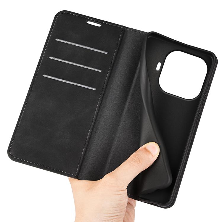 For Xiaomi 17T Retro-skin Magnetic Suction Leather Phone Case