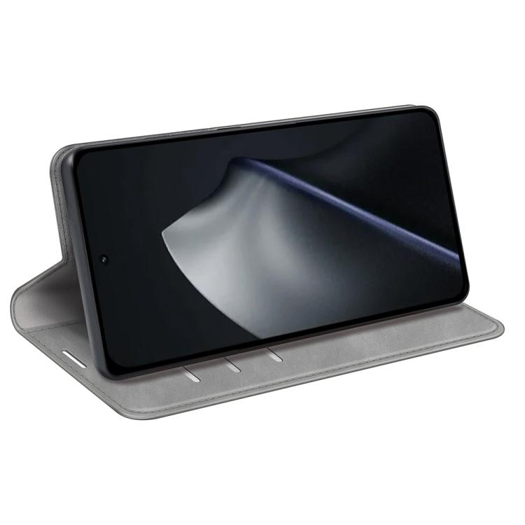 For Xiaomi 17T Retro-skin Magnetic Suction Leather Phone Case
