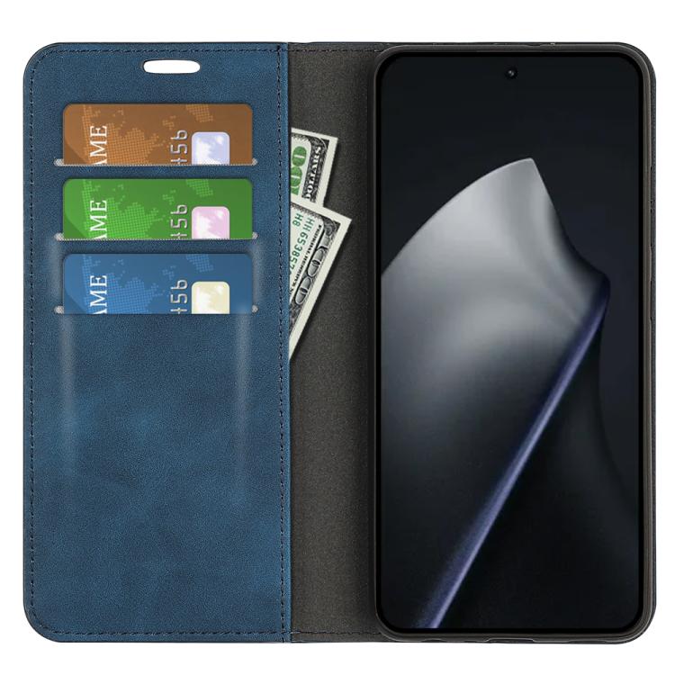 For Xiaomi 17T Retro-skin Magnetic Suction Leather Phone Case
