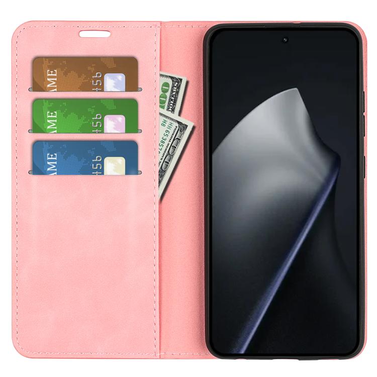 For Xiaomi 17T Retro-skin Magnetic Suction Leather Phone Case