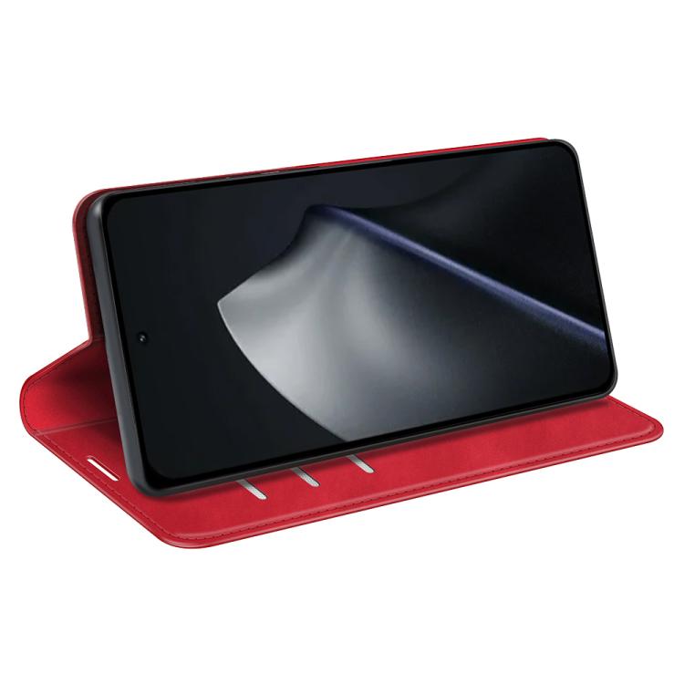 For Xiaomi 17T Retro-skin Magnetic Suction Leather Phone Case