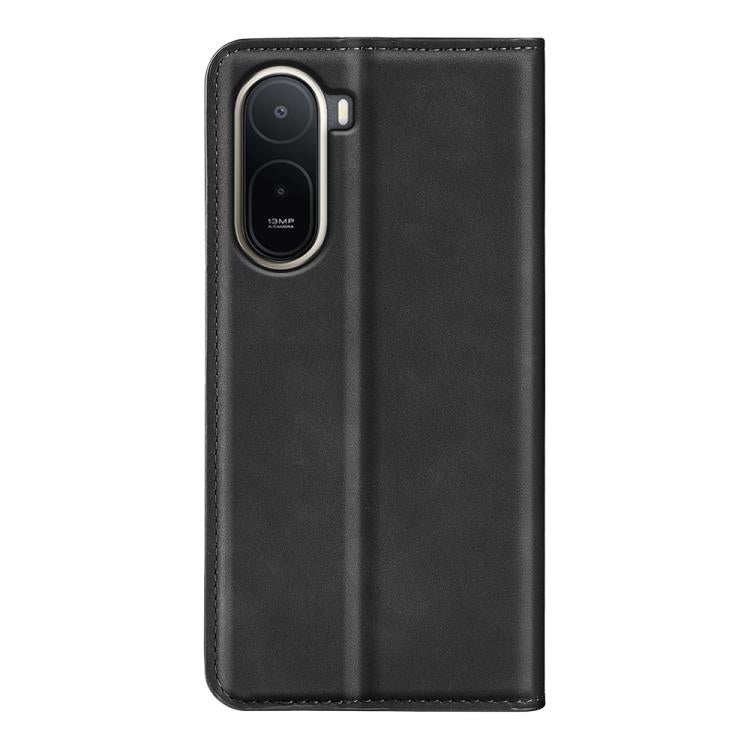 For Redmi A7 Pro 171mm / Poco C85x 5G Retro-skin Magnetic Suction Leather Phone Case