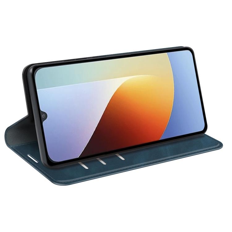 For Redmi A7 Pro 171mm / Poco C85x 5G Retro-skin Magnetic Suction Leather Phone Case
