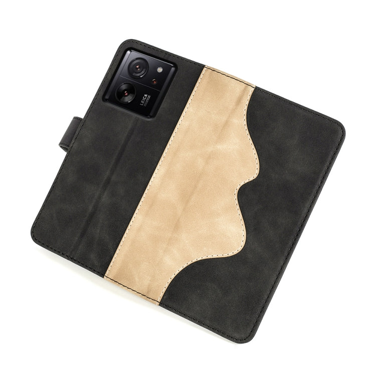 For Xiaomi 13T Stitching Horizontal Flip Leather Phone Case