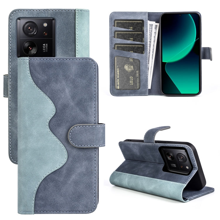 For Xiaomi 13T Stitching Horizontal Flip Leather Phone Case