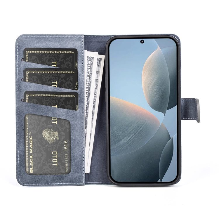 For Xiaomi Redmi K70E Stitching Horizontal Flip Leather Phone Case