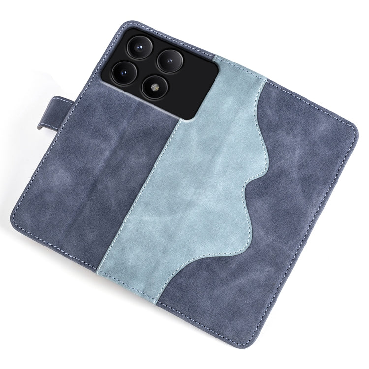 For Xiaomi Redmi K70E Stitching Horizontal Flip Leather Phone Case