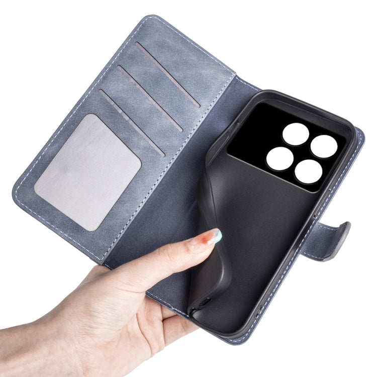 For Xiaomi Redmi K70E Stitching Horizontal Flip Leather Phone Case