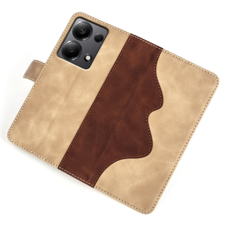 For Xiaomi Redmi Note 13 4G Stitching Horizontal Flip Leather Phone Case