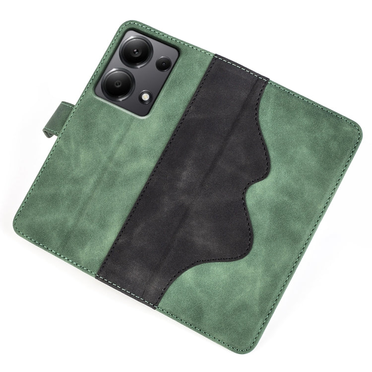 For Xiaomi Redmi Note 13 4G Stitching Horizontal Flip Leather Phone Case