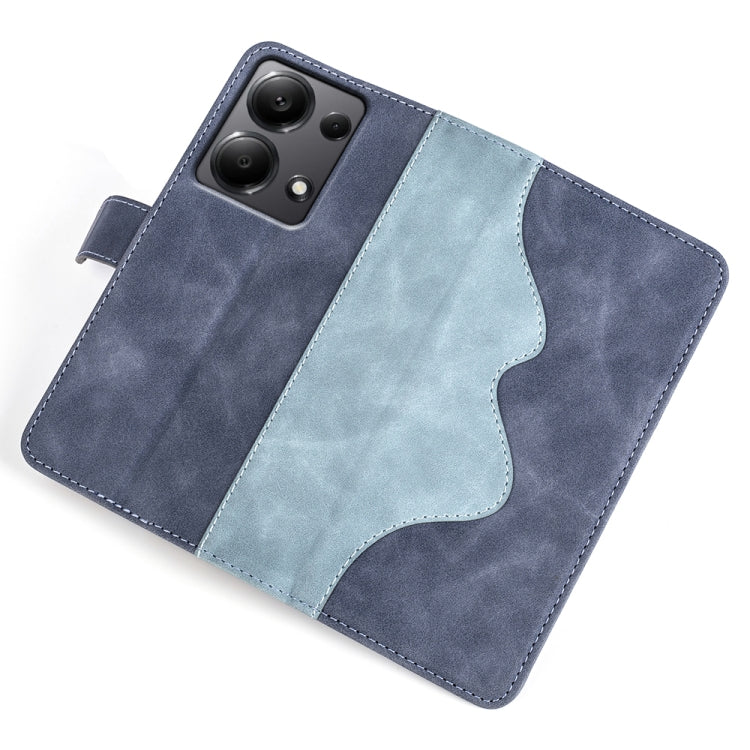 For Xiaomi Redmi Note 13 4G Stitching Horizontal Flip Leather Phone Case