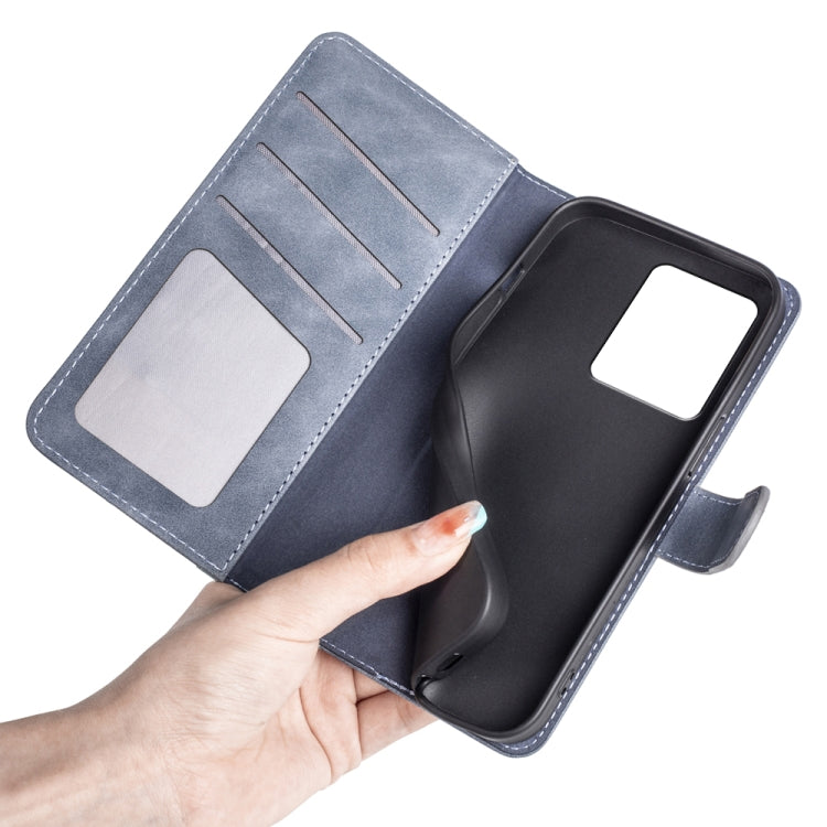 For Xiaomi Redmi Note 13 4G Stitching Horizontal Flip Leather Phone Case