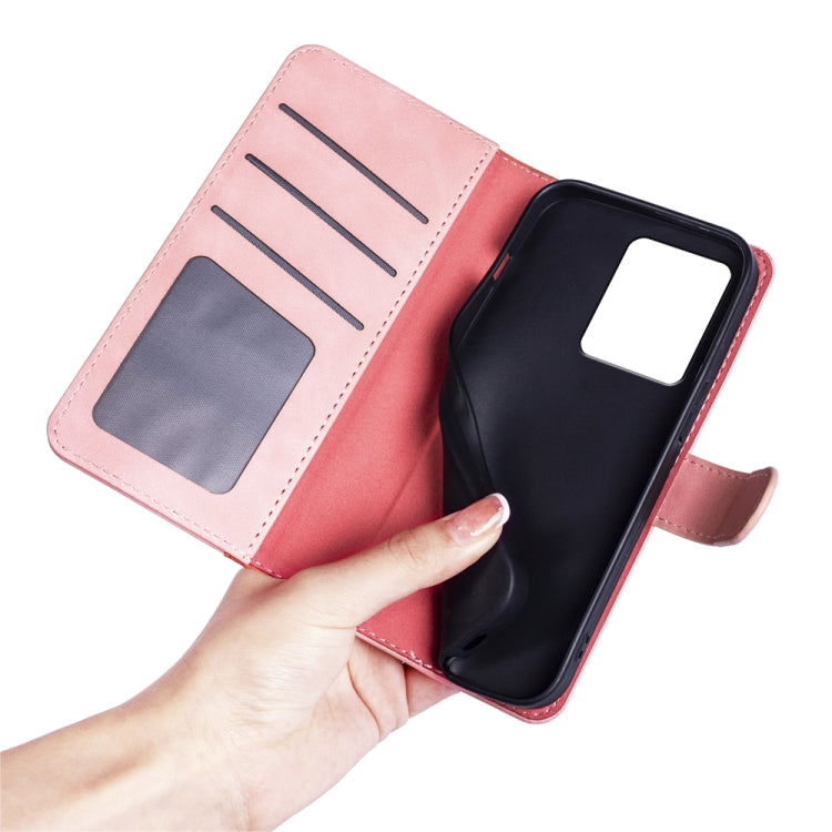 For Xiaomi Redmi Note 13 4G Stitching Horizontal Flip Leather Phone Case