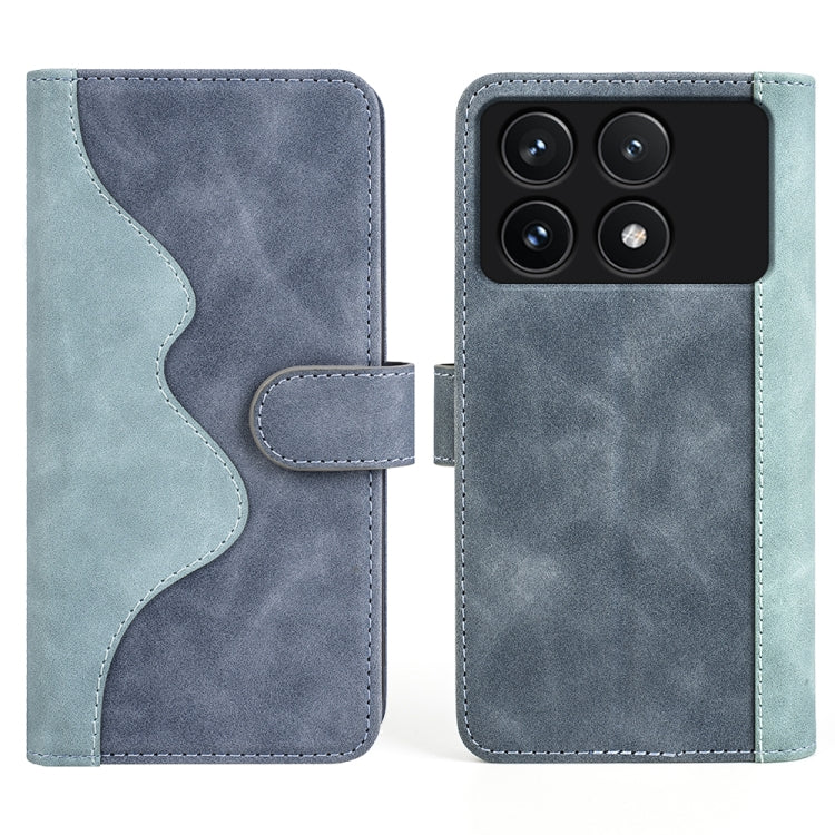 For Xiaomi Redmi K70 Stitching Horizontal Flip Leather Phone Case