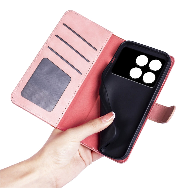 For Xiaomi Redmi K70 Stitching Horizontal Flip Leather Phone Case